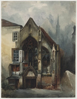 TvB T 439
<br/>
Stadsgezicht met kapel
<br/>
<em>Huysmans, Constantinus Cornelis (1810-1886)</em>